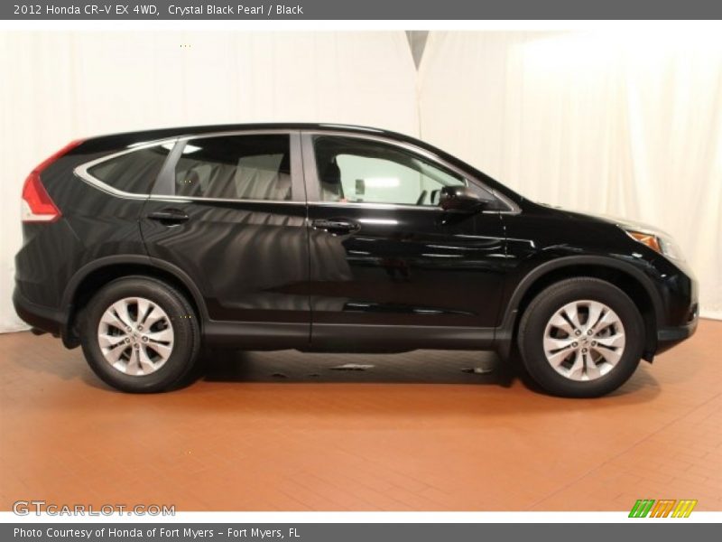 Crystal Black Pearl / Black 2012 Honda CR-V EX 4WD