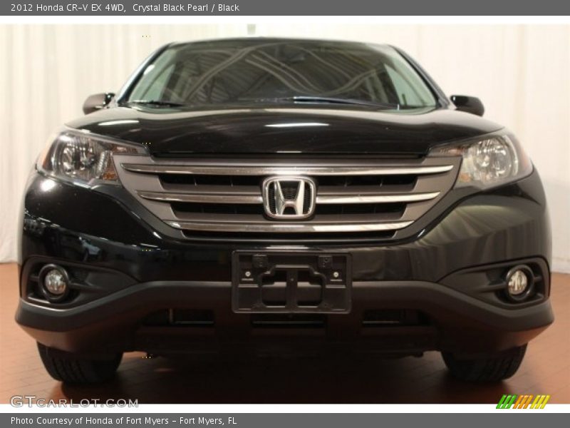 Crystal Black Pearl / Black 2012 Honda CR-V EX 4WD