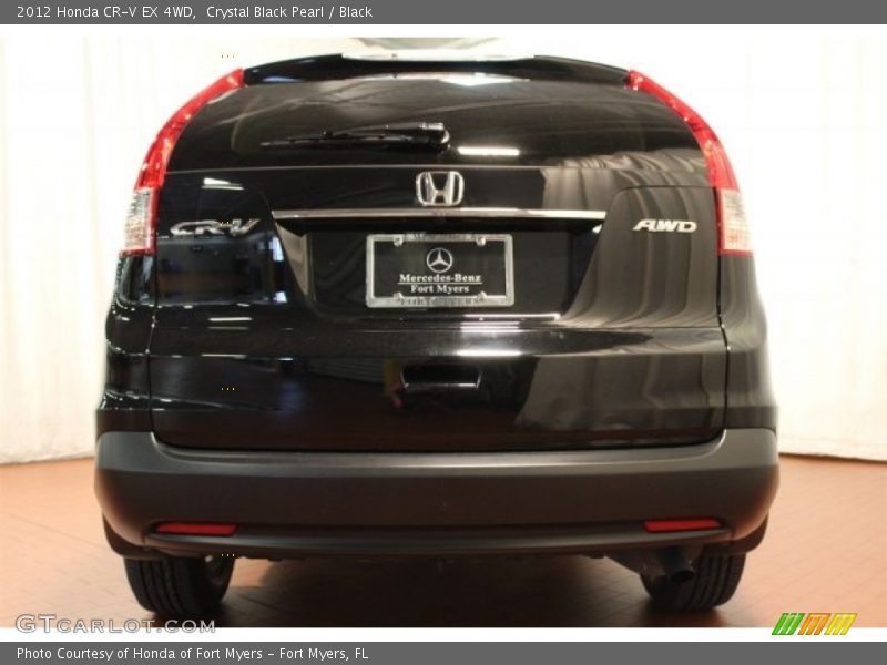 Crystal Black Pearl / Black 2012 Honda CR-V EX 4WD