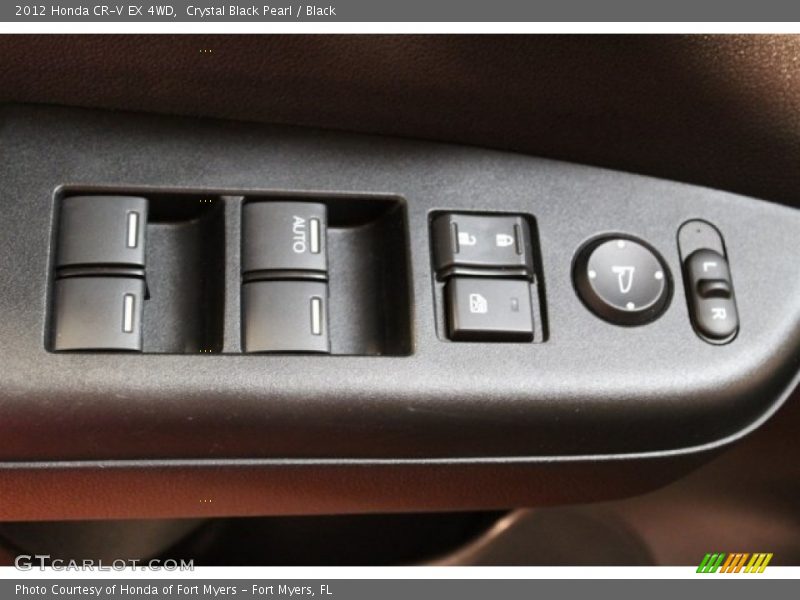 Crystal Black Pearl / Black 2012 Honda CR-V EX 4WD