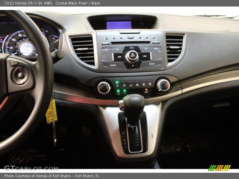 Crystal Black Pearl / Black 2012 Honda CR-V EX 4WD