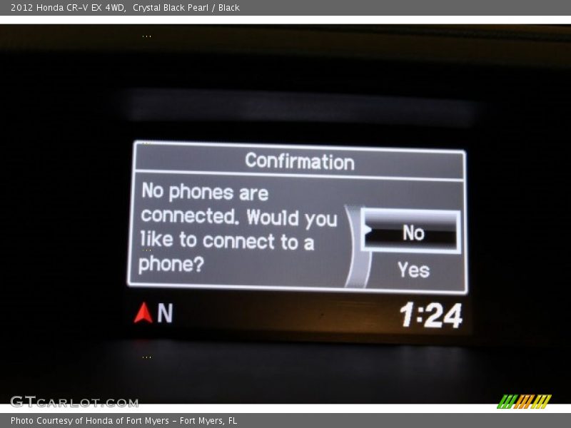 Crystal Black Pearl / Black 2012 Honda CR-V EX 4WD