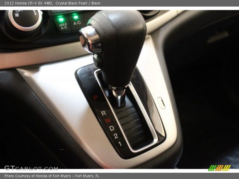 Crystal Black Pearl / Black 2012 Honda CR-V EX 4WD