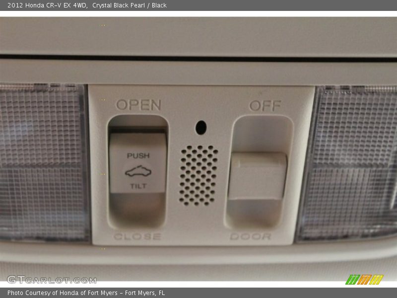 Crystal Black Pearl / Black 2012 Honda CR-V EX 4WD