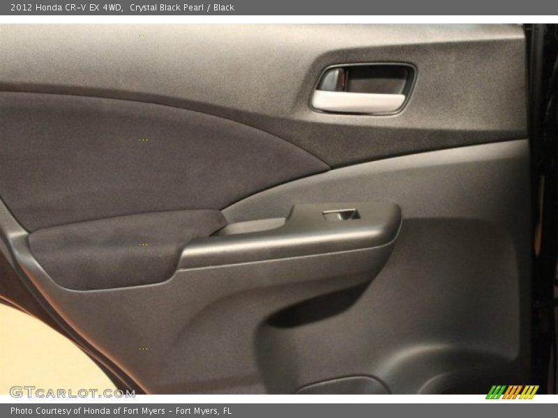 Crystal Black Pearl / Black 2012 Honda CR-V EX 4WD