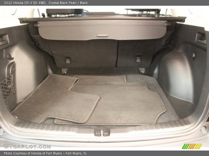 Crystal Black Pearl / Black 2012 Honda CR-V EX 4WD