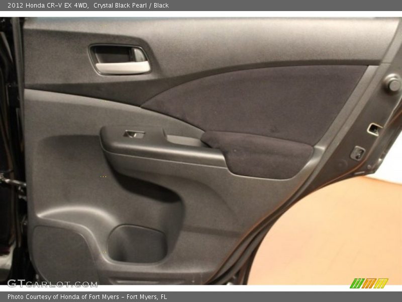 Crystal Black Pearl / Black 2012 Honda CR-V EX 4WD