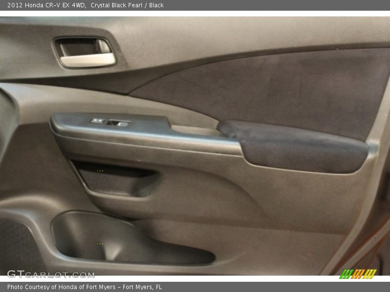 Crystal Black Pearl / Black 2012 Honda CR-V EX 4WD