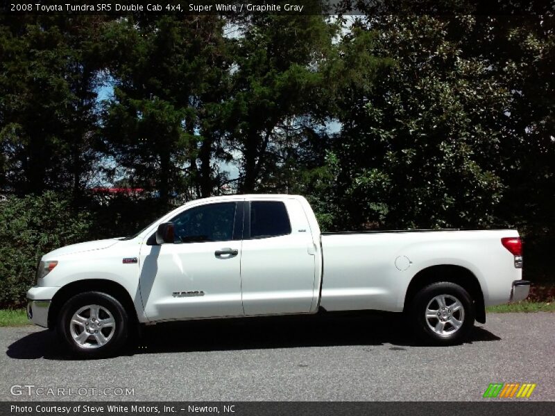 Super White / Graphite Gray 2008 Toyota Tundra SR5 Double Cab 4x4