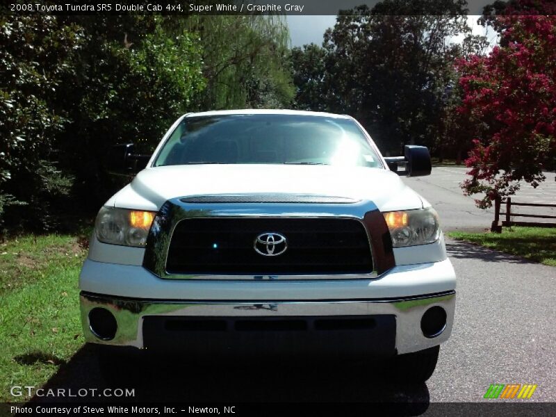 Super White / Graphite Gray 2008 Toyota Tundra SR5 Double Cab 4x4