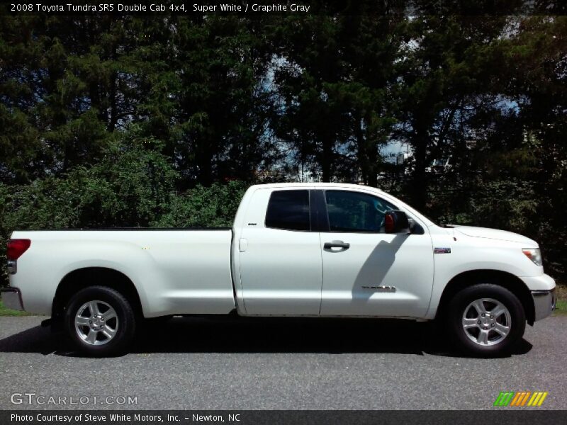 Super White / Graphite Gray 2008 Toyota Tundra SR5 Double Cab 4x4