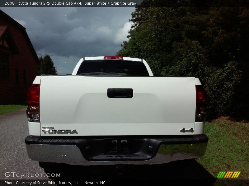 Super White / Graphite Gray 2008 Toyota Tundra SR5 Double Cab 4x4