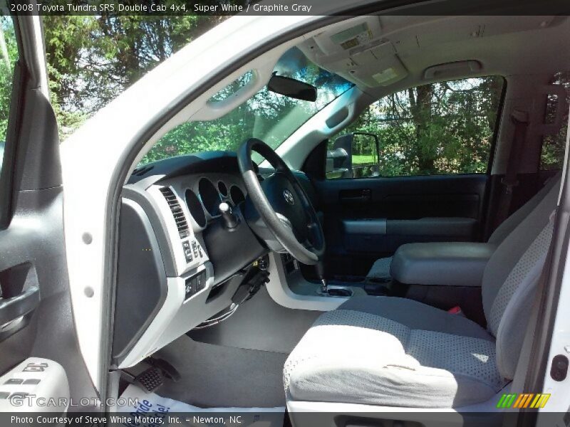 Super White / Graphite Gray 2008 Toyota Tundra SR5 Double Cab 4x4
