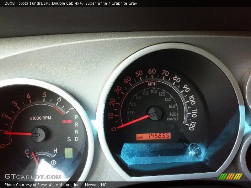 Super White / Graphite Gray 2008 Toyota Tundra SR5 Double Cab 4x4