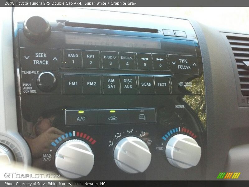 Super White / Graphite Gray 2008 Toyota Tundra SR5 Double Cab 4x4
