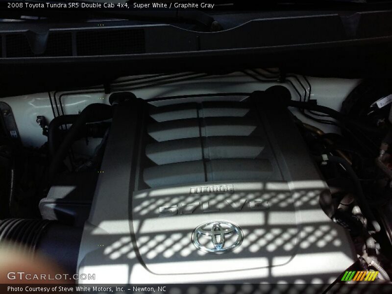 Super White / Graphite Gray 2008 Toyota Tundra SR5 Double Cab 4x4