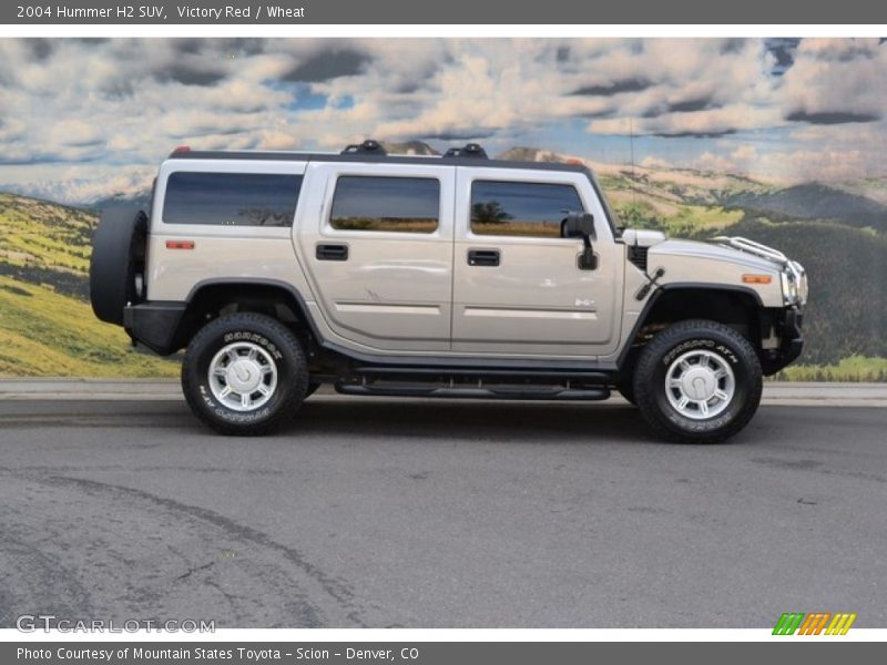 Victory Red / Wheat 2004 Hummer H2 SUV