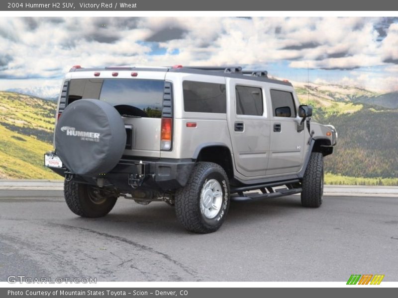 Victory Red / Wheat 2004 Hummer H2 SUV