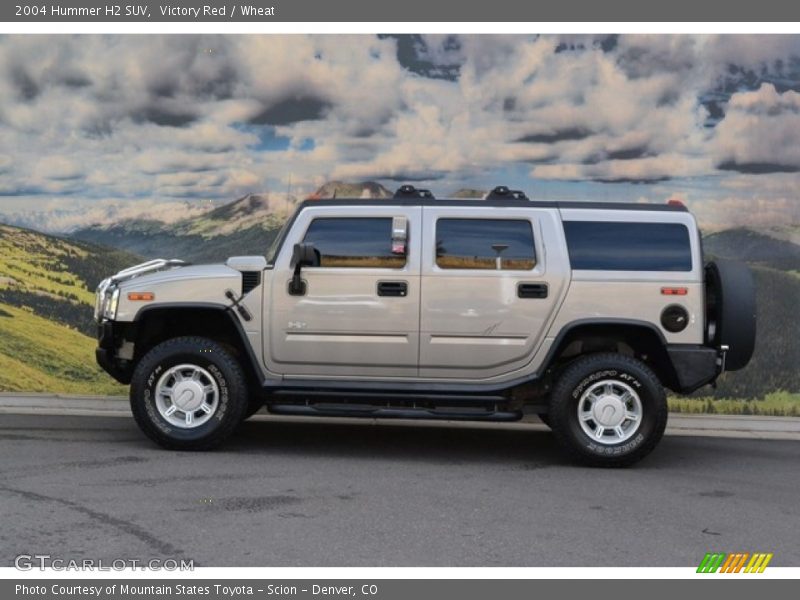 Victory Red / Wheat 2004 Hummer H2 SUV