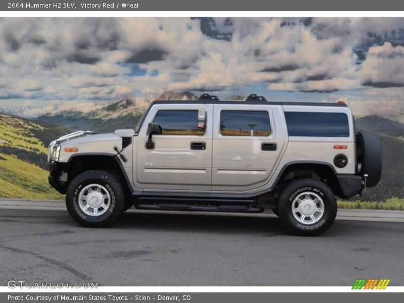 Victory Red / Wheat 2004 Hummer H2 SUV