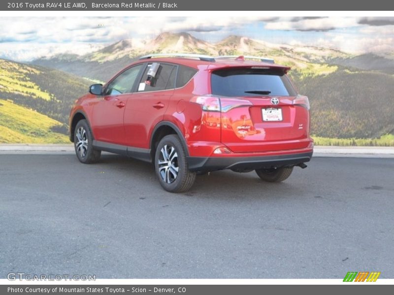 Barcelona Red Metallic / Black 2016 Toyota RAV4 LE AWD