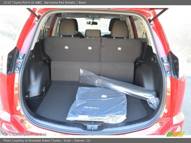 Barcelona Red Metallic / Black 2016 Toyota RAV4 LE AWD