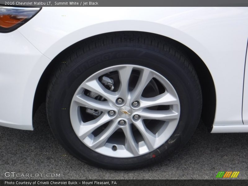 Summit White / Jet Black 2016 Chevrolet Malibu LT