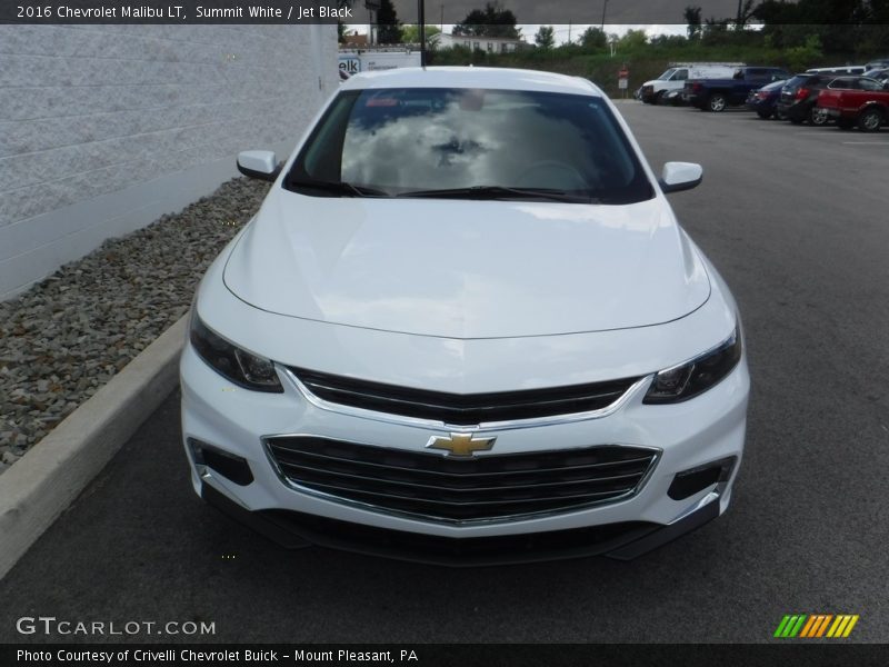 Summit White / Jet Black 2016 Chevrolet Malibu LT