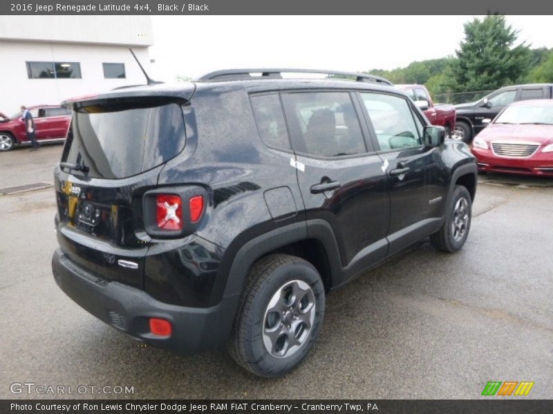 Black / Black 2016 Jeep Renegade Latitude 4x4