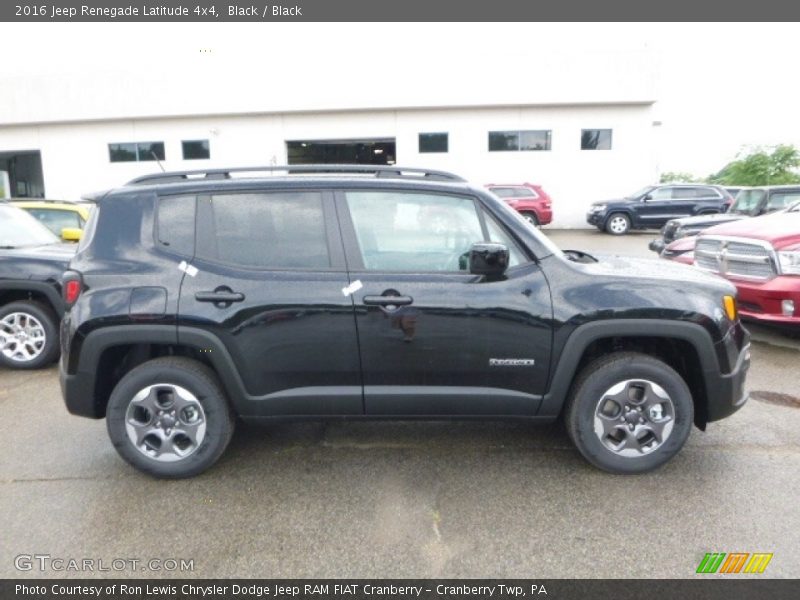 Black / Black 2016 Jeep Renegade Latitude 4x4