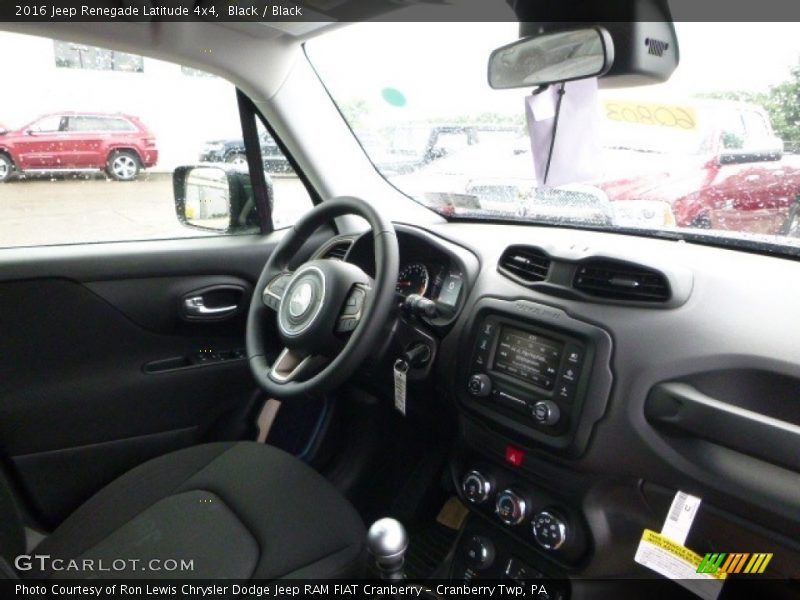 Black / Black 2016 Jeep Renegade Latitude 4x4