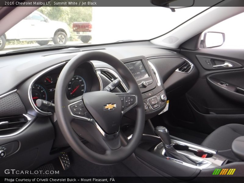 Summit White / Jet Black 2016 Chevrolet Malibu LT