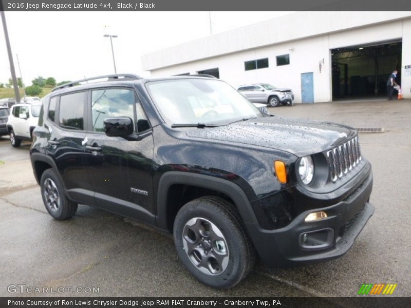 Black / Black 2016 Jeep Renegade Latitude 4x4