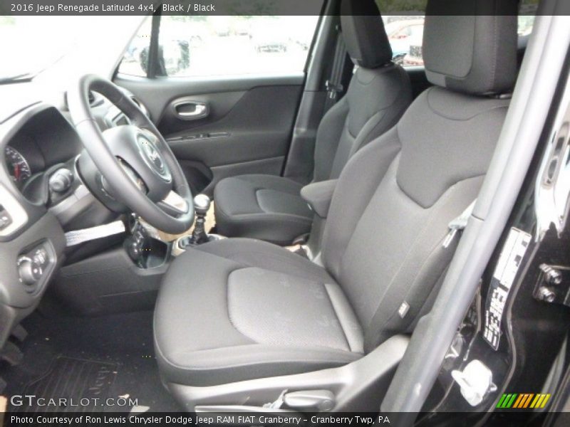 Black / Black 2016 Jeep Renegade Latitude 4x4