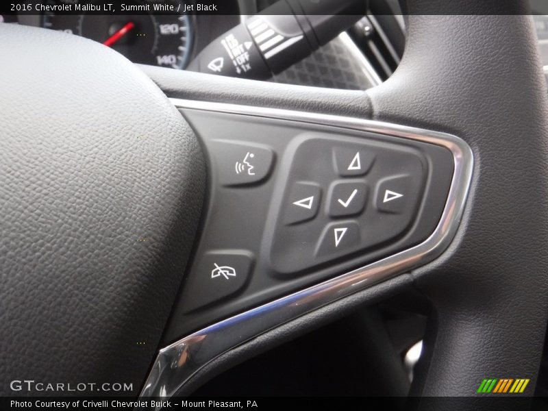 Summit White / Jet Black 2016 Chevrolet Malibu LT