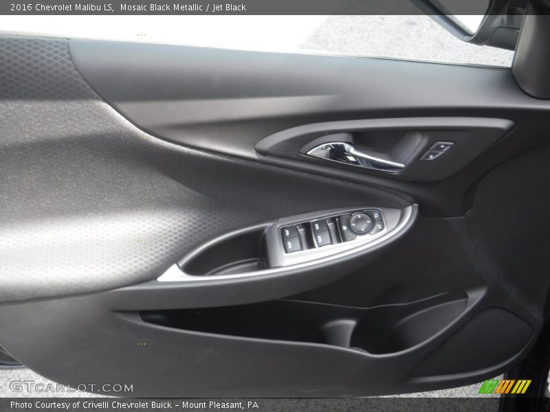 Mosaic Black Metallic / Jet Black 2016 Chevrolet Malibu LS
