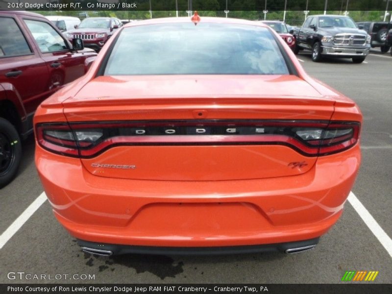 Go Mango / Black 2016 Dodge Charger R/T