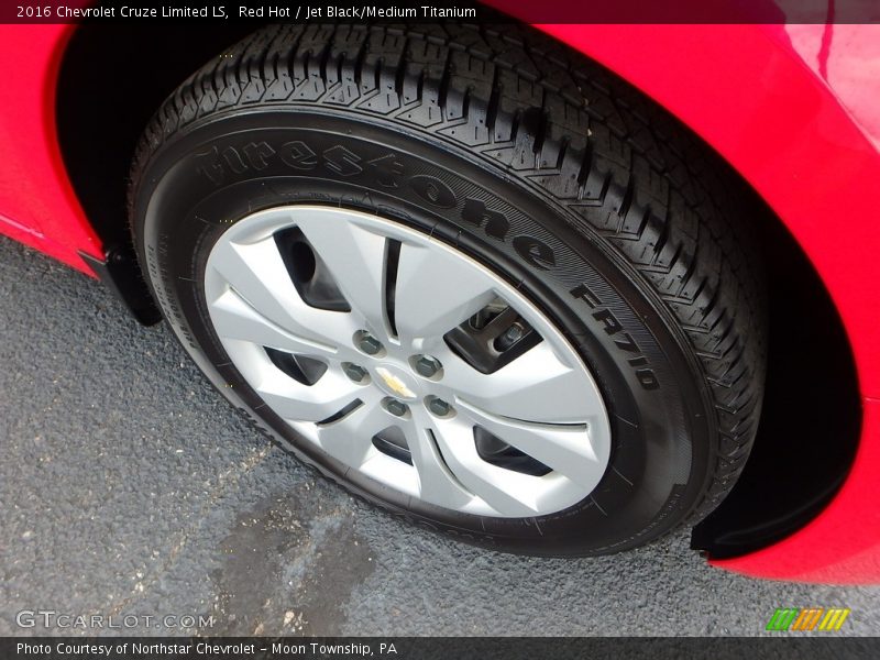 Red Hot / Jet Black/Medium Titanium 2016 Chevrolet Cruze Limited LS