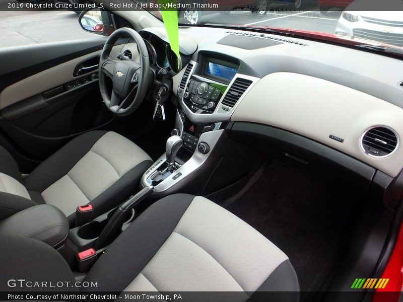 Red Hot / Jet Black/Medium Titanium 2016 Chevrolet Cruze Limited LS