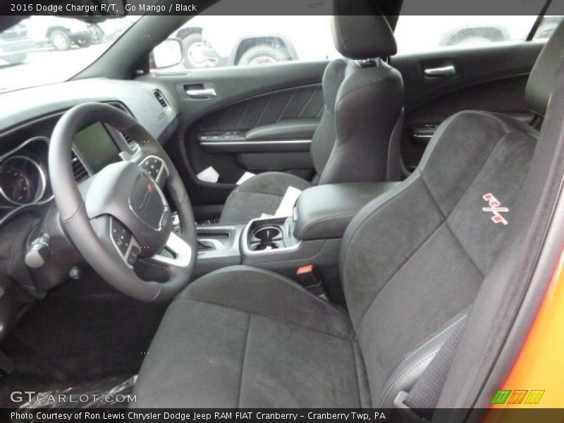 Go Mango / Black 2016 Dodge Charger R/T