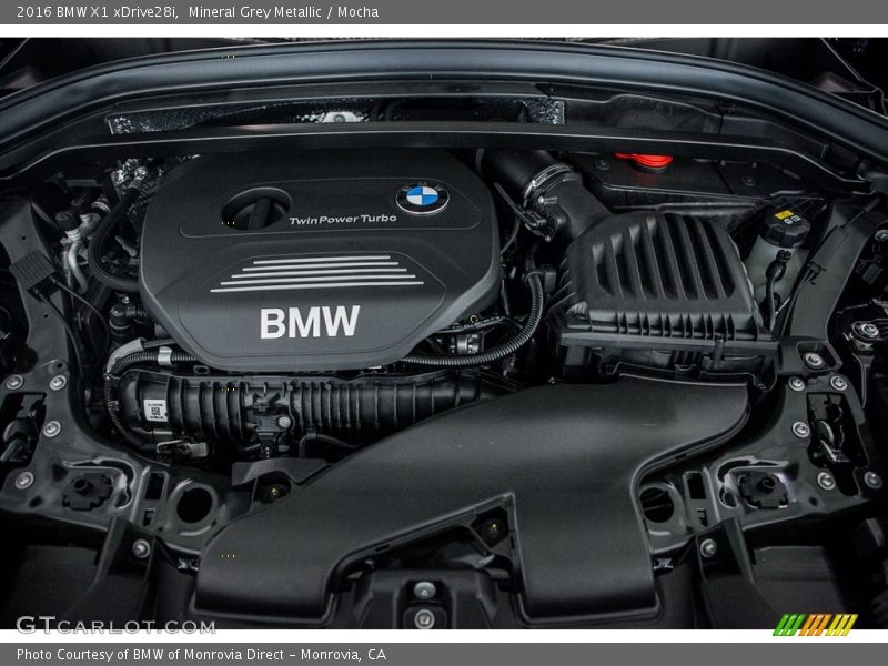 Mineral Grey Metallic / Mocha 2016 BMW X1 xDrive28i