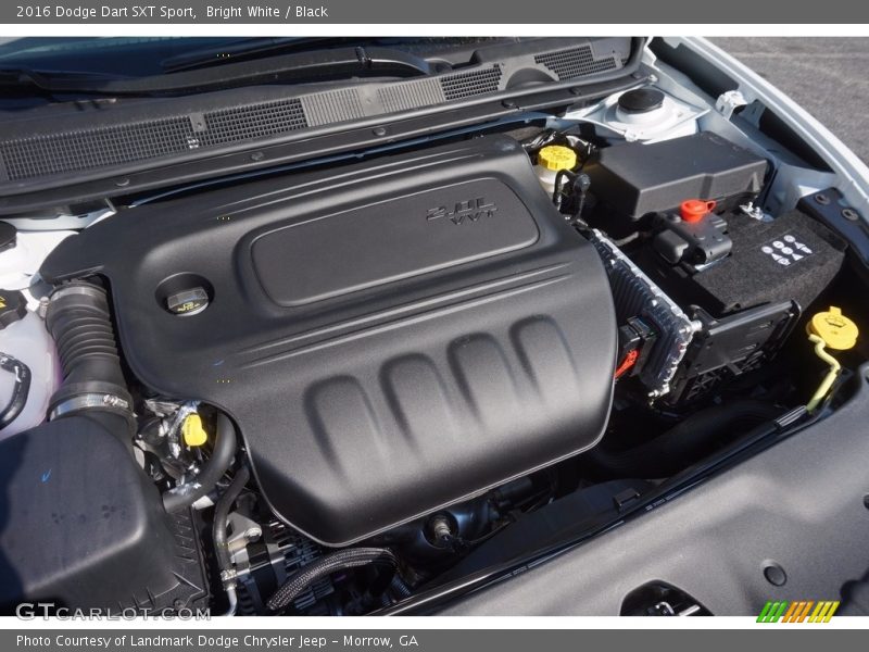 Bright White / Black 2016 Dodge Dart SXT Sport