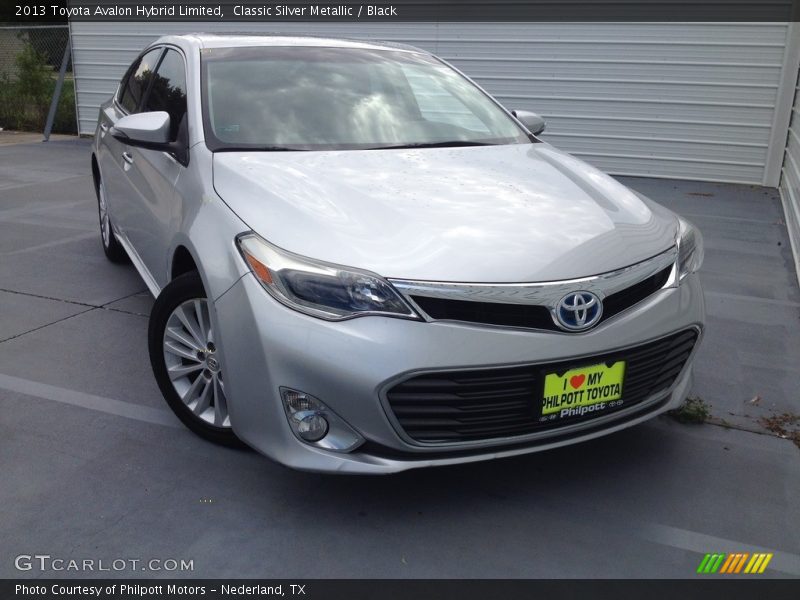 Classic Silver Metallic / Black 2013 Toyota Avalon Hybrid Limited