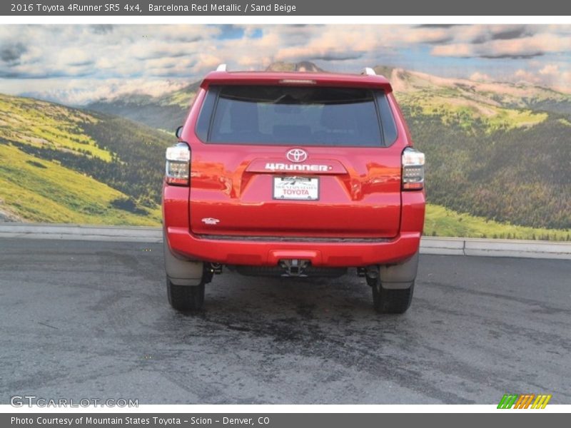 Barcelona Red Metallic / Sand Beige 2016 Toyota 4Runner SR5 4x4