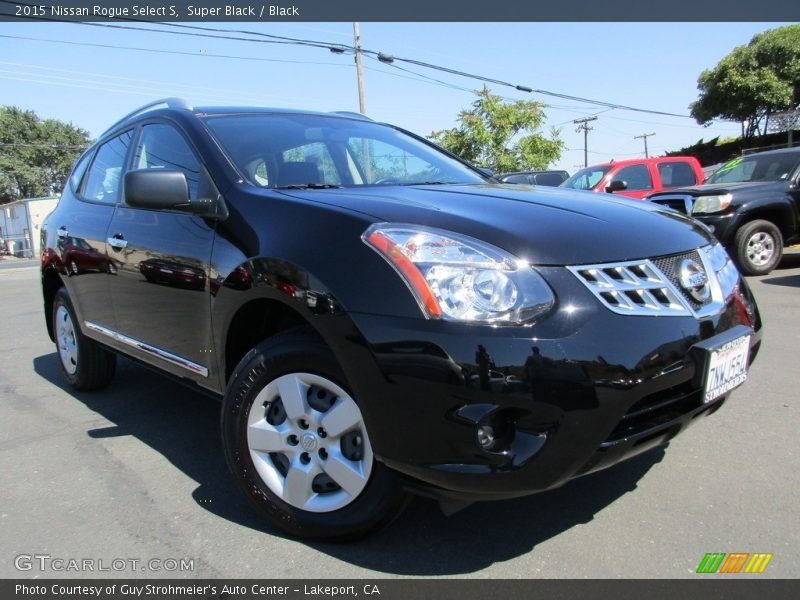 Super Black / Black 2015 Nissan Rogue Select S