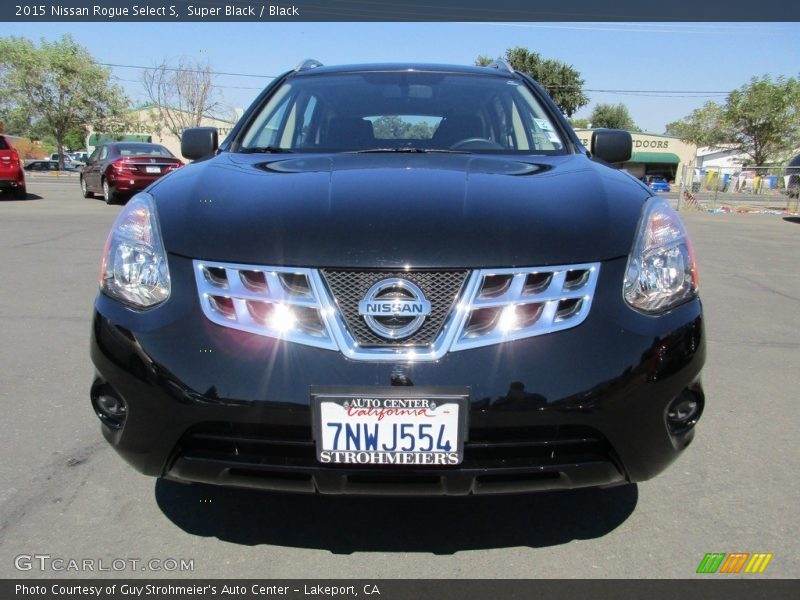Super Black / Black 2015 Nissan Rogue Select S