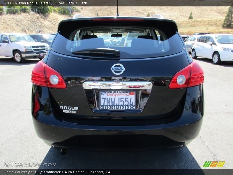 Super Black / Black 2015 Nissan Rogue Select S