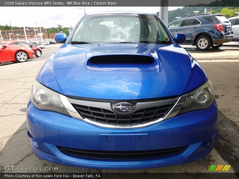 WR Blue Mica / Carbon Black 2008 Subaru Impreza WRX Sedan