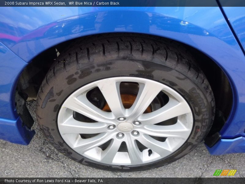 WR Blue Mica / Carbon Black 2008 Subaru Impreza WRX Sedan