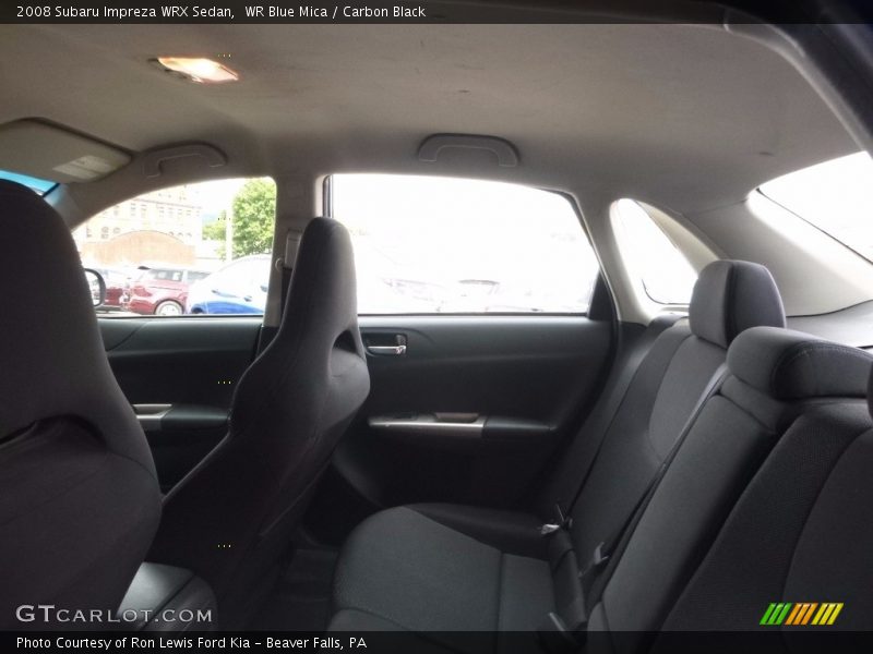 WR Blue Mica / Carbon Black 2008 Subaru Impreza WRX Sedan
